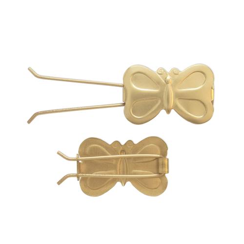 Butterfly Barrette - Item # SG3909W/W - Salvadore Tool & Findings, Inc.